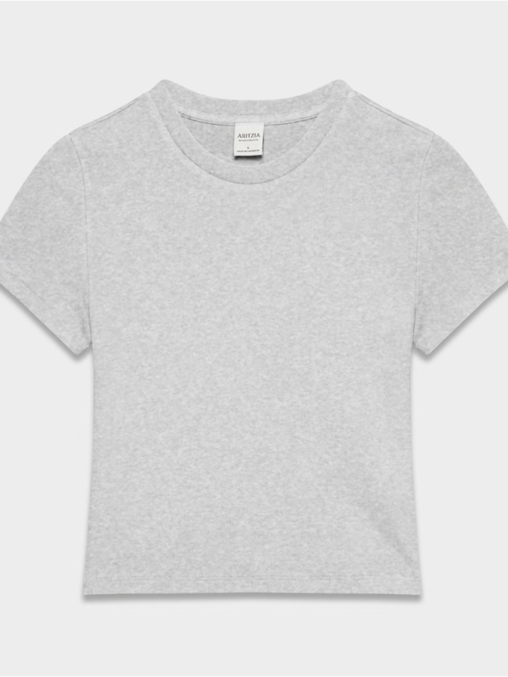 Aritzia Grey Crewneck Tee
